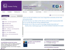 Tablet Screenshot of gentner.de